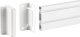 InLine InLine® Slatwall mounting bracket for wall bracket Panel, white, 2pcs. pair 3