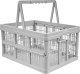 Keeeper KEEEPER - Kosz składany na zakupy - EMMA - Nordic Grey - 18,5 L 1