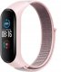 OEM Pasek nylonowy do XIAOMI Mi Band 5 / 6 / 7 różowa (07) 5