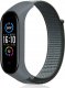OEM Pasek nylonowy do XIAOMI Mi Band 5 / 6 / 7 szary (19) 4