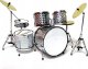 Mini perkusja silver chrome MDR-0039; skala 1:5 1