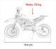 1DEA.me Cross dla Dzieci Motor Spalinowy RENEGADE 50R Czerwony 23
