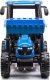 Lean Cars Traktor Na Akumulator Z Przyczepą Hercules Niebieski 24V 4