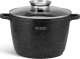 GARNEK Ceramiczny Marmurowy KOCIOŁEK Głęboki Wysoki 6,2l 24cm 8131 1