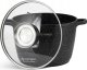 GARNEK Ceramiczny Marmurowy KOCIOŁEK Głęboki Wysoki 6,2l 24cm 8131 3