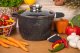 GARNEK Ceramiczny Marmurowy KOCIOŁEK Głęboki Wysoki 6,2l 24cm 8131 4