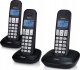 Telefon stacjonarny ExtraLink PROFOON PDX-1130 - DECT-Telefon mit 3 Mobilteilen, schwarz 1