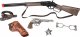 Gonher GONHER Wild-West play Set  8 S. + Rifle, 498/0 1