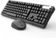 Klawiatura + mysz Inca INCA Tastatur IWS-549U   Wireless Set, Büro Design, Akku, SW retail 2