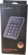 Klawiatura Perixx PERIPAD-202 H, USB number pad with 2-port hub, black 4