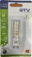 GTV Żarówka LED GTV LD-G9P67W0-40 7W G9 AC220-240V SMD 2835 kąt świecenia 360 560lm 61mA 4000K 1