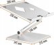 Durable Durable LAPTOP STAND RISE silver 505023 11
