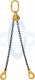 Forankra 2-LEG CHAIN   SINGLE. 2.8T/2m HOOKS WITH SECURITY/SHORTENED D8 G80 1