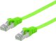 Equip Kabel połączeniowy Cat6A U/FTP 2xRJ45 0.50m zielony płaski LSZH 3