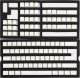 Ducky Ducky Pudding PBT Double-Shot Keycap Set, weiß - ANSI Layout (US) 1