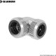 Barrow Barrow Multi-Link Adapter 90 Grad 12mm AD auf 12mm AD Hardtube - silber 1