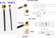 Kabel RF Connectors Pigtail MHF4 IPX IPEX - SMA gniazdo 0,81mm 25cm 3