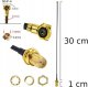 Kabel RF Connectors Pigtail MHF4 IPX IPEX - SMA gniazdo 0,81mm 10cm 4