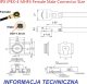 Kabel RF Connectors Pigtail MHF4-IPX4 wtyk / MHF4-IPX4 wtyk 5cm 2