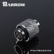 Barrow Barrow G1/4 Zoll Verlängerung gerade MF 20 - silber 2