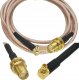 RF Connectors Pigtail MMCX - SMA-RP gniazdo RG316 20cm 4