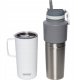 Asobu Asobu Twin Pack Bottle with Mug white, 0.9 L + 0.6 L 2