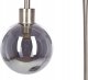 Lampa stołowa Beliani Lampa stołowa metalowa srebrna RAMIS 3