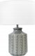 Beliani Lampa stołowa ceramiczna szara ESPERANCE 1