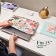 Etui Rifle Paper Rifle Paper Laptop Sleeve - Pokrowiec MacBook Pro 15" / Laptop 15,6” (Garden Party Blush) 6