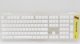Ducky Ducky PBT Double-Shot Keycap Set, DE Layout - weiß 1