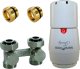 Vario Term Przyłącze grzejnikowe Vario Term PRNYGS05106C/FP proste 3/4 zestaw GS05-106 z nyplami białe/nikiel 1