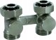 Vario Term Przyłącze grzejnikowe Vario Term PRNYGS05106C/FP proste 3/4 zestaw GS05-106 z nyplami białe/nikiel 2