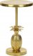Beliani Stolik pomocniczy metalowy złoty PANNOUVRE 1