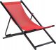 Beliani Leżak Metal Czerwony LOCRI II 9