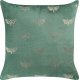 Beliani 2 welurowe poduszki dekoracyjne w motyle 45 x 45 cm zielone YUZURI 4