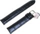 Diloy Skórzany pasek do zegarka 20 mm Diloy 368EL.20.1 czarny XL . 1
