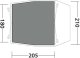 Namiot turystyczny Outwell Podłoga pod namiot Outwell Footprint Dunecrest - black/grey Uniwersalny 1
