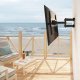 Eaton Eaton Tripp Lite Series TV Wall Mount Outdoor Full-Motion with Fully Articulating Arm for 37" to 80" Flat-Screen Displays - Klammer - Voll beweglich - fur TV / Bildschirm - Stahl - Schwarz - Bildschirmgrosse: 94-203 cm (37"-80") - Montageschnittste 2