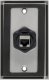 Adapter USB Eaton Eaton Tripp Lite Series RJ45 Bulkhead Coupler for Cat5/Cat6, Female to Female, Shielded, Industrial, Dust Cap - IP68, TAA - Modularer Einschub (Kopplung) - Aussenbereich - CAT 6 - RJ-45 - Schwarz - TAA-konform 6