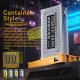 Powerbank Wekome WEKOME WP-339 Container Series - Power bank 10000 mAh Super Charging z wbudowanym kablem USB-C & Lightning PD 20W + QC 22.5W (Srebrny) 1