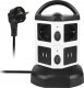 Listwa zasilająca Schwaiger Schwaiger Steckdosentower 7xSchuko+2x USB, 1,8m 1