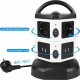 Listwa zasilająca Schwaiger Schwaiger Steckdosentower 7xSchuko+2x USB, 1,8m 1
