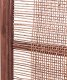 Beliani 3-panelowy składany parawan pokojowy rattanowy 134 x 180 cm naturalny ciemny VIGEVANO 2