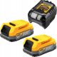 Dewalt DEWALT ŁADOWARKA DCB1102 + 2x1,7Ah POWERSTACK DCB1102E2 2