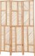 Beliani 3-panelowy składany parawan pokojowy rattanowy 117 x 180 cm naturaly LAMEZIA 1