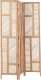 Beliani 3-panelowy składany parawan pokojowy rattanowy 117 x 180 cm naturaly LAMEZIA 8