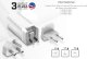 Ładowarka Energizer Energizer Ultimate - Ładowarka sieciowa Multiplug EU / UK / US GaN USB-C & USB-A 65W PD + Kabel USB-C (Czarny) 7