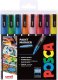 Posca Marker UNI PC-3M zestaw 8 Glitter 2