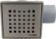 Alkotest 11318 KRATKA ŚCIEKOWA AXUS PION FI 50, 360ST., BLOKADA ODOROWA, RUSZT NIERDZEW. MAT 100X100MM, BLISTER Z ZAWIESZKĄ // S.KRAT-A.10X10-PIO-50/NI/MAT 13