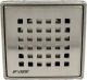 Alkotest 11318 KRATKA ŚCIEKOWA AXUS PION FI 50, 360ST., BLOKADA ODOROWA, RUSZT NIERDZEW. MAT 100X100MM, BLISTER Z ZAWIESZKĄ // S.KRAT-A.10X10-PIO-50/NI/MAT 24